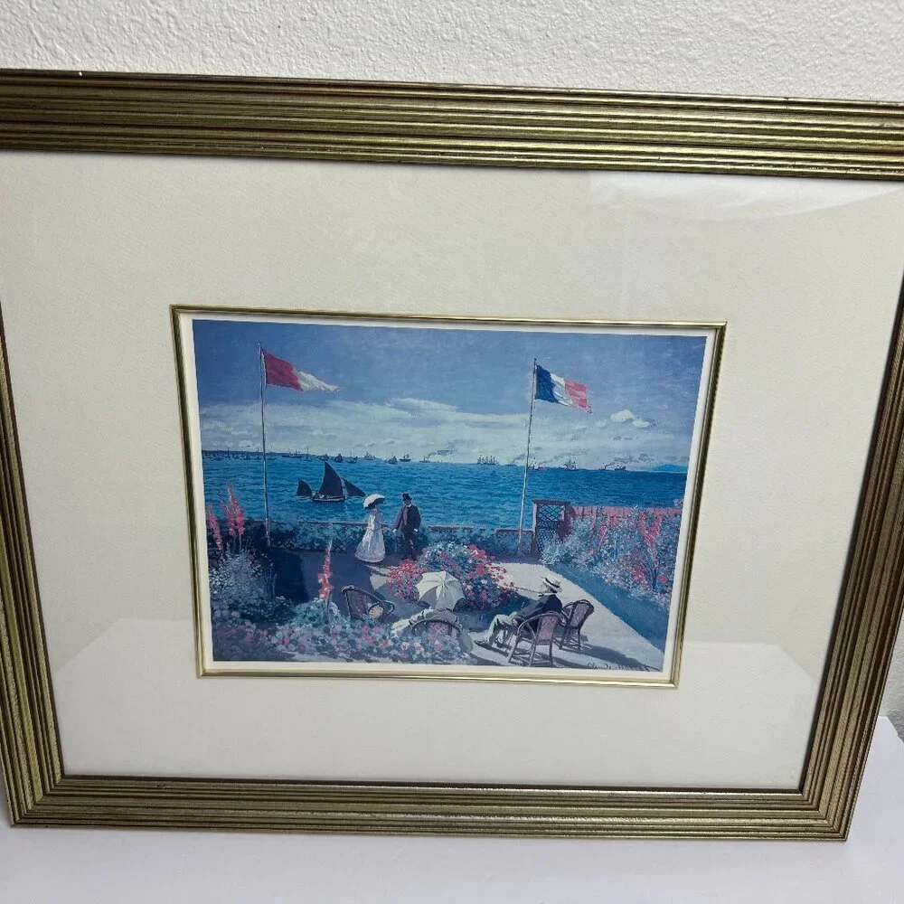 Claude Monet Painting Print 